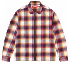 24ss Shadow Plaid Flannel Zip Up Shirtのサムネイル