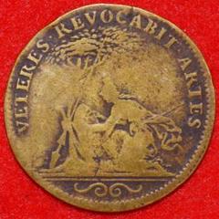 1670年フランス王国 ジュトン黄銅貨 1670年フランス王国 ジュトン黄銅貨