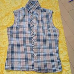 ♡Burberry チェック柄 ノースリーブシャツS サイズ BURBERRY ノースリーブシャツ Lサイズ チェック柄 - メルカリ