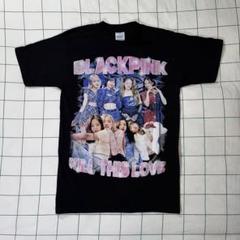 BLACKPINK　ブラックピンク　Tシャツ　サイズL　デカロゴ　入手困難　古着 BLACKPINK ブラックピンク Tシャツ サイズL デカロゴ 入手困難