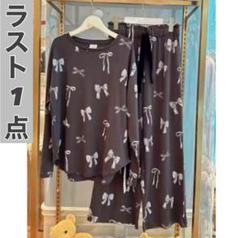 新品タグ付き　ジェラートピケ　2024AW リボン柄　ルームウェア 楽天市場】ジェラートピケ リボン柄の通販