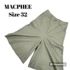 MACPHEE スカーチョ リネン ストレッチ TOMORROWLAND