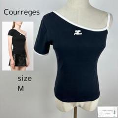 COURREGES クレージュ アシンメトリー ワンショルダー トップス