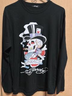 エドハーディedhady ギャルグランジロンT ラメキラキラ花柄