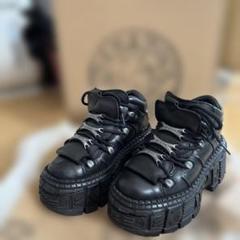 極美品【NEW ROCK】ニューロック風（24.5）ブーツ　韓国　 厚底　y2k NEW ROCK(ニューロック) | NUBIAN TOKYO 通販