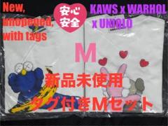 M☆新品☆UNIQLO×KAWS＋WARHOL カウズ+ウォーホル 2枚セット6