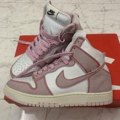 NIKE ナイキ ハイカット スニーカー レディース デニム ピンク