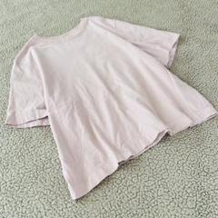 レディース♥︎ユニクロ♥︎半袖Tシャツ 【L】淡ピンク　コットン100 ゆったり