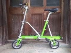 正規 CarryMe 折り畳み自転車 メルカリ - 専用ケース付 黄緑 自転車本体