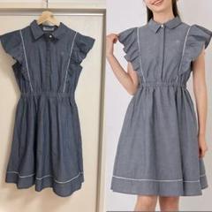 美品　ポンポネットジュニア　pom ponette junior衿つきワンピース