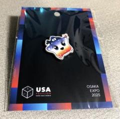 2025大阪関西万博　アメリカ USA パビリオンスパーク ピンバッジ【新品】