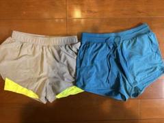ランニング用パンツ(2枚) グレー、青