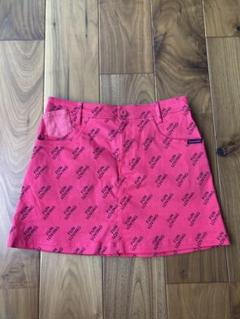 le coq sportif ゴルフ ピンク ロゴプリント スカート