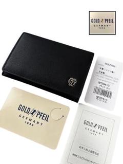 GOLD PFEIL 名刺入れ　カードケース　カード入れ　ハンドメイド GOLD PFEIL 名刺入れ カードケース カード入れ ハンドメイド