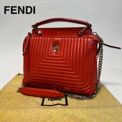 l71【極美品】フェンディ レザードットコム チェーン2wayショルダー ポーチ