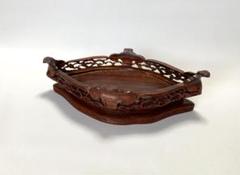 ♦古玩 古美術品 文房四宝 竹根 楼閣山水人物図 筆筒 中国清時代 骨董品書道具 英】B36 時代 墨7件 中国美術 書道具 文房具 文房四宝 唐墨 中国