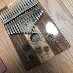 hluru ひまわり　サンフラワー　カリンバ 華樹 17 キー コア＆メープル C メジャー カリムバ ミュージック