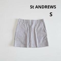 セントアンドリュース ゴルフ スカート S レディース グレー インナーパンツ付
