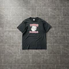 vintage 90's ブルドッグ プリント Tシャツ グレー XL