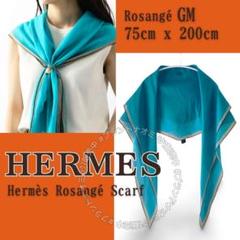 エルメス ストール コットン 100％ 日本製 ブルー 楽天市場】【中古】エルメス HERMES カシミアストール ブルー系