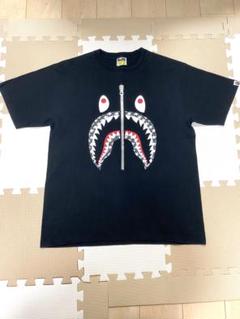 BAPE シャークデザイン Tシャツ XL ブラック　ベイプスタ