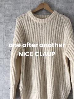 NICE CLAUP ワンアフターアナザーナイスクラップ ☆ プルオーバーニット