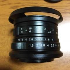 FUJIFILMミラーレス対応!25mm F1.8 明るい単焦点レンズ!ブラック