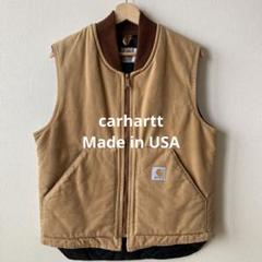 激レア80’s USA製 Carhartt 腰ゴム ダックベスト リアルフェード 90s カーハート ダックベスト 腰ゴム USA製 CHT