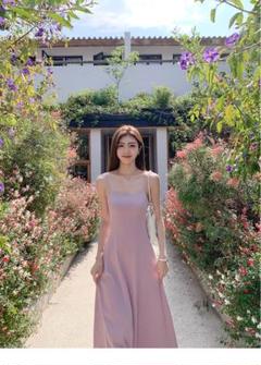 春のお出かけに✭セクシーロングワンピースモテ服
