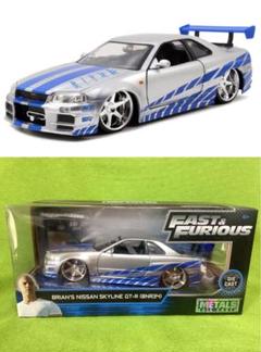2025年最新】JADA NISSAN SKYLINE GT-R R34 1/24 の人気アイテム