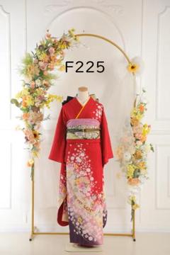 4k2586 長襦袢　正絹　袷　振袖用　刺繍衿　鳳凰　蝶　赤　花柄　和装　着物 eri1711002-6.jpg