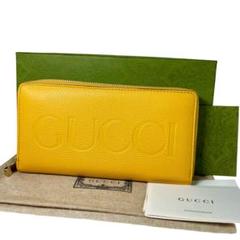 極美品 GUCCI ロゴ ジップ アラウンドウォレット 長財布 a357 極美品 GUCCI ロゴ ジップ アラウンドウォレット 長財布 a357