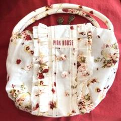 PINK HOUSE ポーチ　ミニ　セット　IN THE BAG 花柄　未使用品 PINK HOUSE 花柄ポーチ 赤 - メルカリ