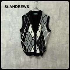 St ANDREWS ブラック ベスト サイズL未使用品 2025年最新】St ANDREWS ベストの人気アイテム - メルカリ