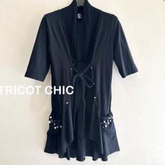 TRICOT CHIC トリコットシック フィットアンドフレアワンピース TRICOT CHIC トリコットシック フィットアンドフレアワンピース