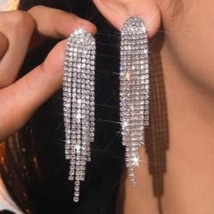 レディース　ピアス　シルバー　ブライダル　アクセサリー　タッセルピアス　銀