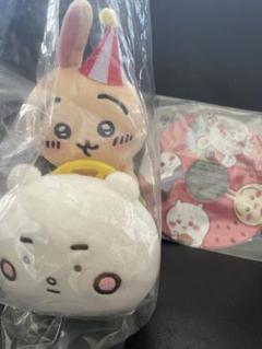 ちいかわらんど　ぴーぽぽぬいぐるみ　うさぎ　ノベルティ（ミニうきわ）