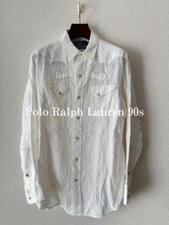 Polo Ralph Lauren 90s Linen WesternShirt