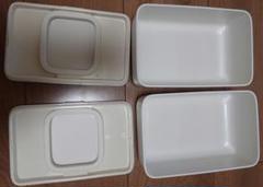 マーナ（MARNA） ホワイト シートケース　グッドロックコンテナ　２個