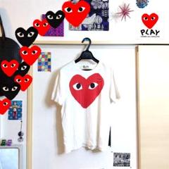 PLAY COMME des GARCONS ハートTシャツ カットソー S
