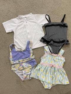 水着・ラッシュガード 4点セット 95cm以下