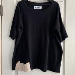 cat's ツモリチサト　ネコプリント　ゆるダボTシャツ　半袖たトレーナー