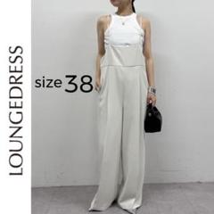 新品　Loungedress ツイードオールインワン　ラウンジドレス　ブラック LOUNGEDRESS（ラウンジドレス）｜レディースのオールインワン