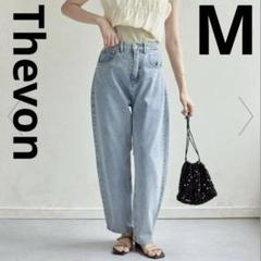Thevon ゼヴォン　カーブデニムパンツ　バレルレッグ　ワイドパンツ　ジーンズ