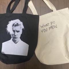 Justin Bieber ジャスティンビーバー トートバッグ レア Justin Bieber Tim Biebs canvas Tote bag Tim Hortons NWT