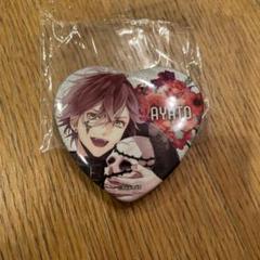 DIABOLIK LOVERS 死の祝祭　ラメハート缶バッジ　逆巻アヤト