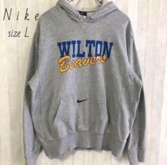Nike　ナイキ☆スウッシュ刺繍　パーカー　プルオーバー　フーディー　プリント
