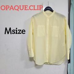 OPAQUE.CLIP シアーシャツ シースルー ブラウス レディース M