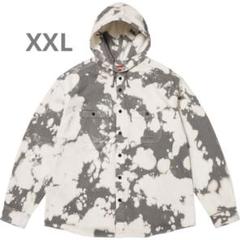XXL SUPREME HOODED DENIM SHIRT BLEACHEDのサムネイル