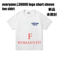 everyone j.30000 logo short sleeve tee
